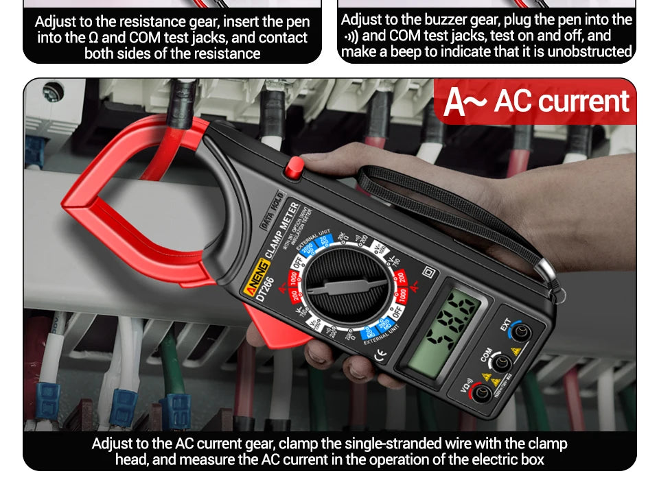 DT266-8 Digital Clamp Meter