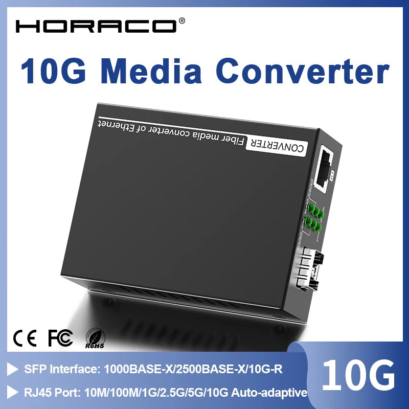 10G SFP+ na RJ45 Ethernet medijski pretvarač