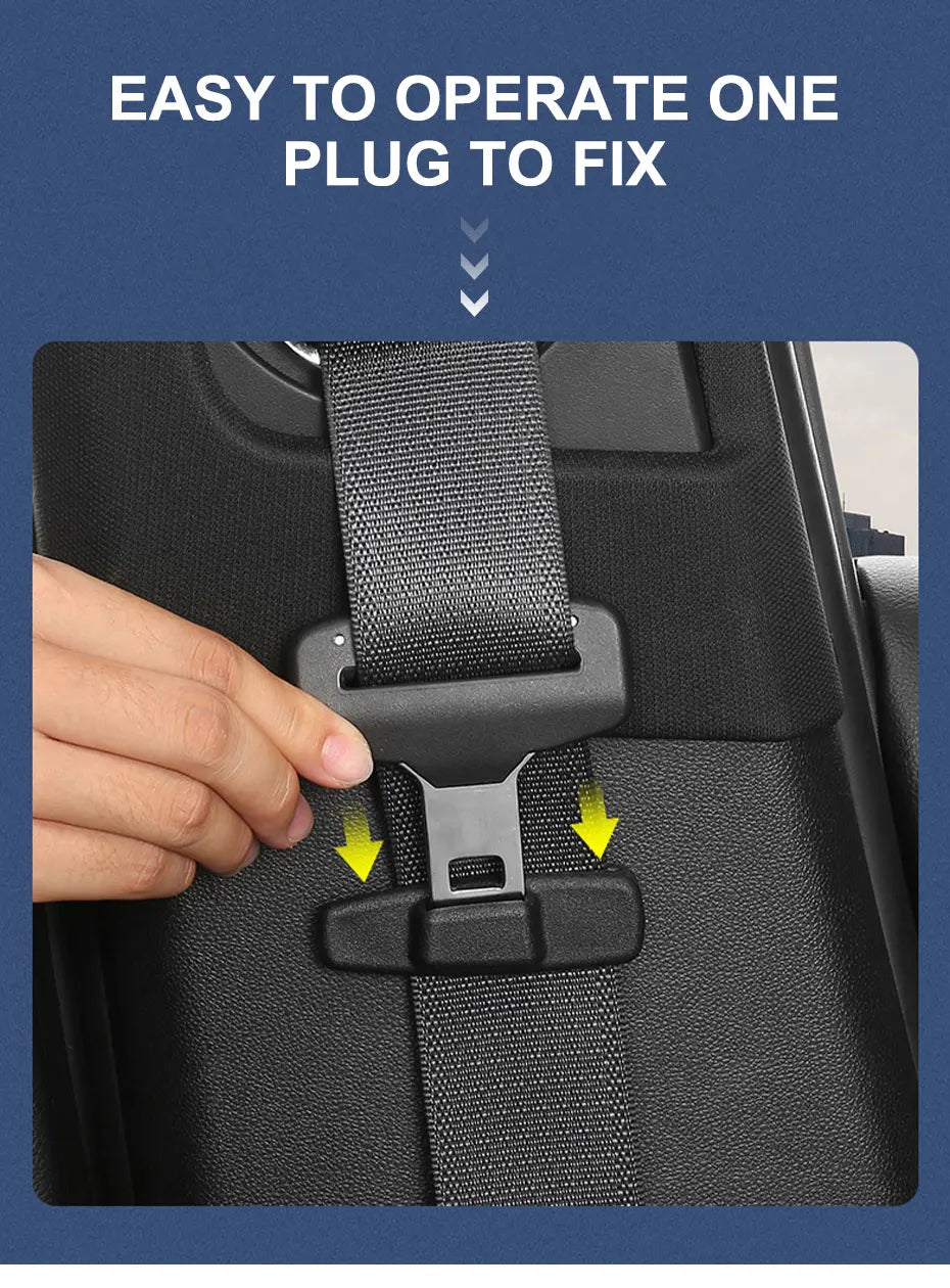 SEAMETAL 2pcs Car Seat Belt Holder Clip ABS Safety Belt Clip Prevent Falling Universal Seat Belt Accessories Stay in Position