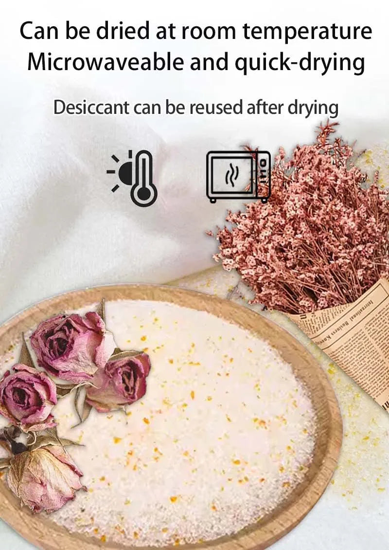 Desicant pentru uscare flori din gel de silice — 500 g