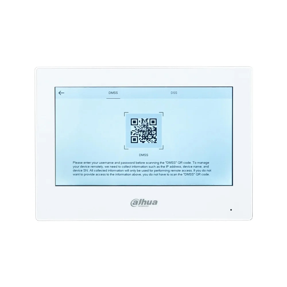 Moniteur d’interphone vidéo intérieur PoE 7 pouces – VTH2621GW-P
