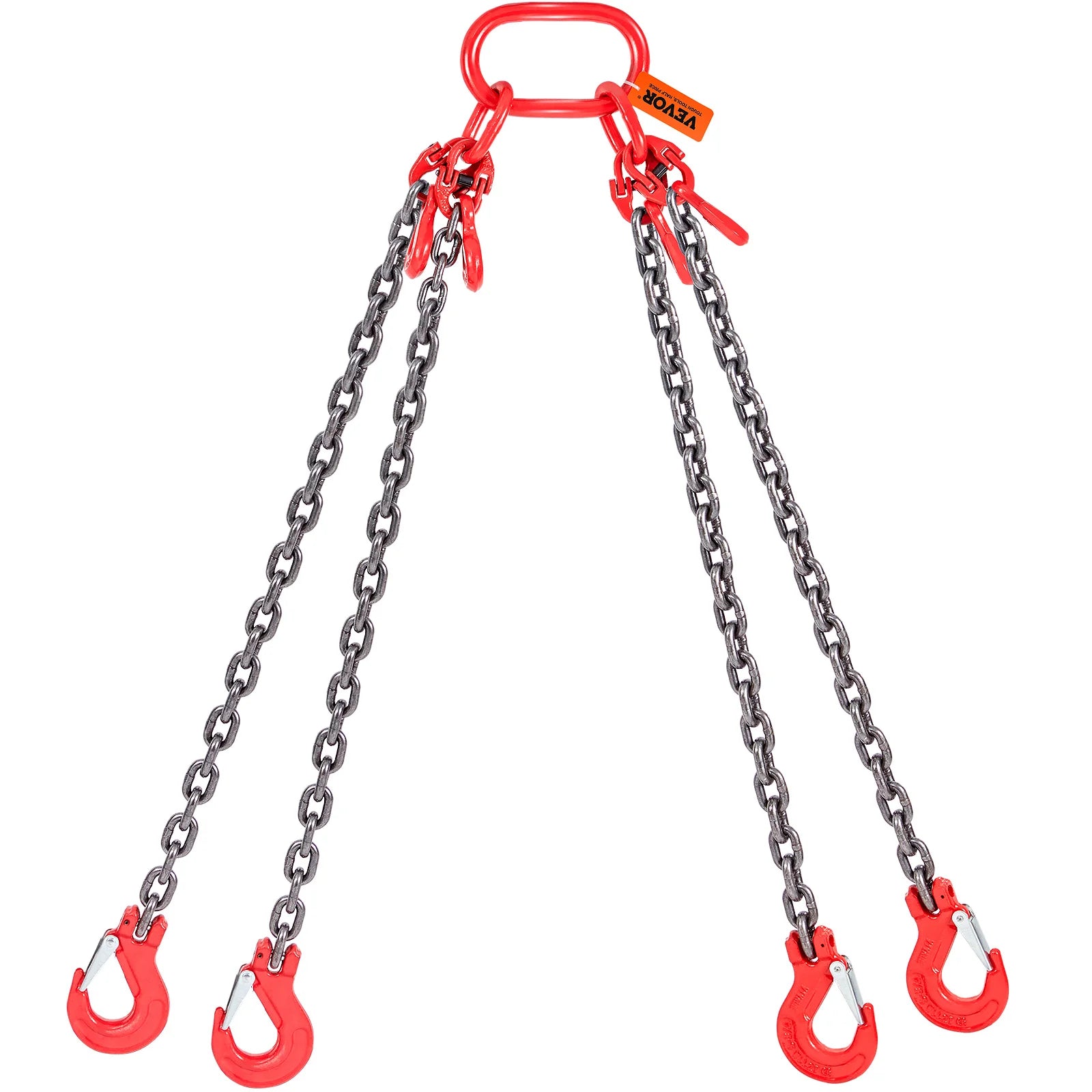 5/16" x 5 Ft G80 Chain Sling with Hooks – 11,000 lb Load