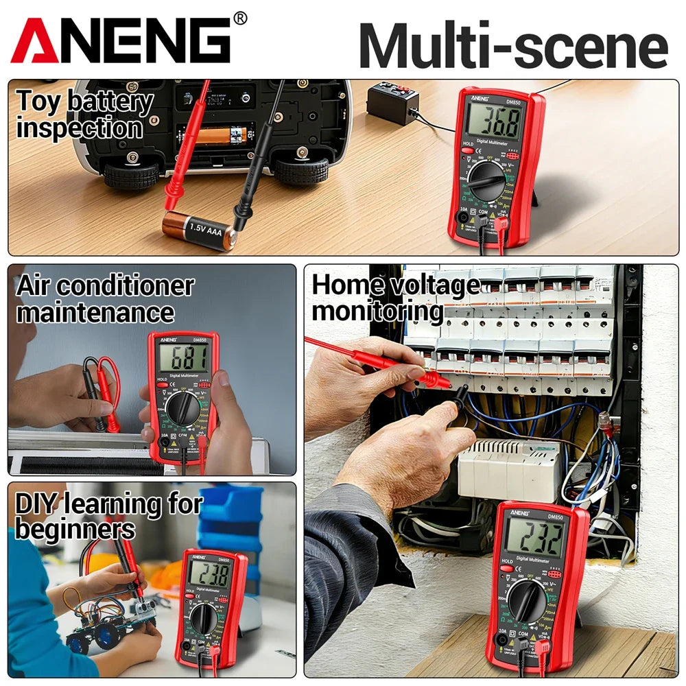DM850 Digital Multimeter - 1999 Counts