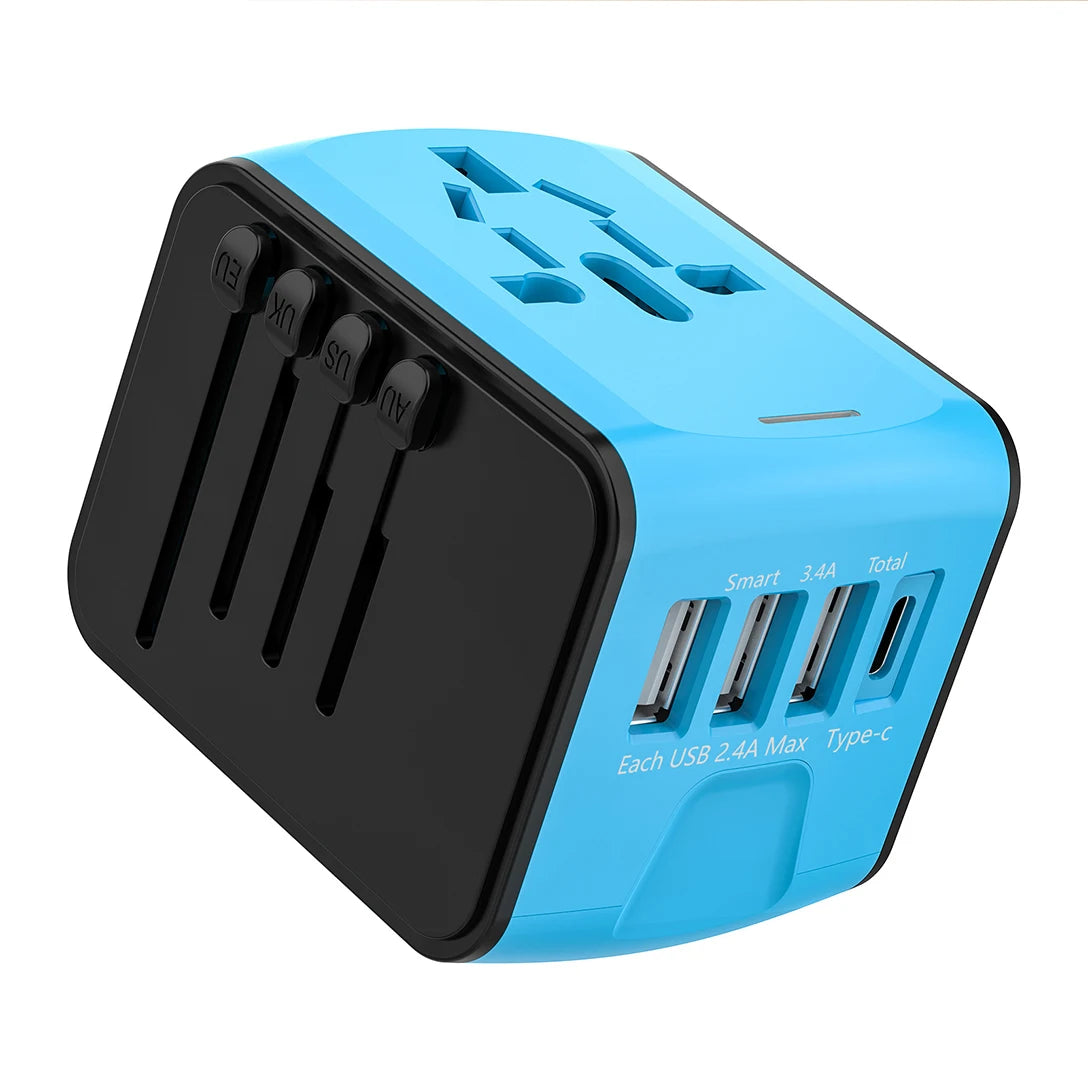 Universal Travel Adapter with USB Charging Ports
