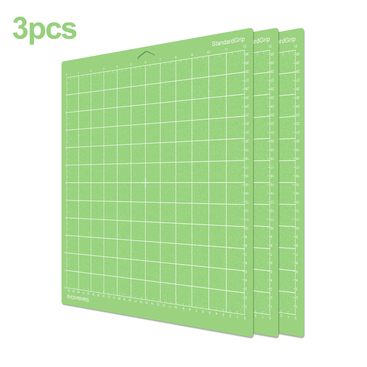 12-Inch Craft Cutting Mats, Grip Assortment Options