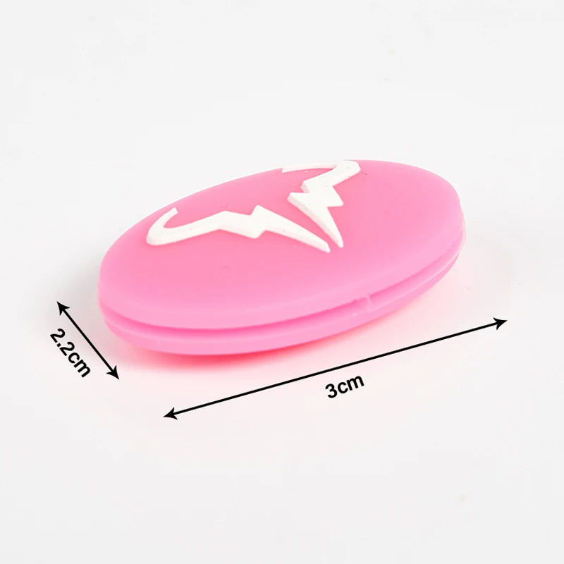 5pcs Tennis Cartoon Racket Shock Absorber Vibration Dampeners Silicone Durable Tennis Accessories