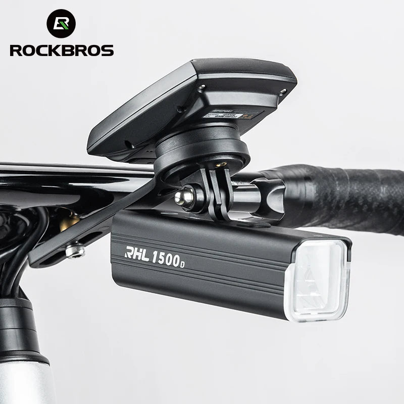 Bike Computer & Front Lamp Mount Bracket for Garmin Bryton
