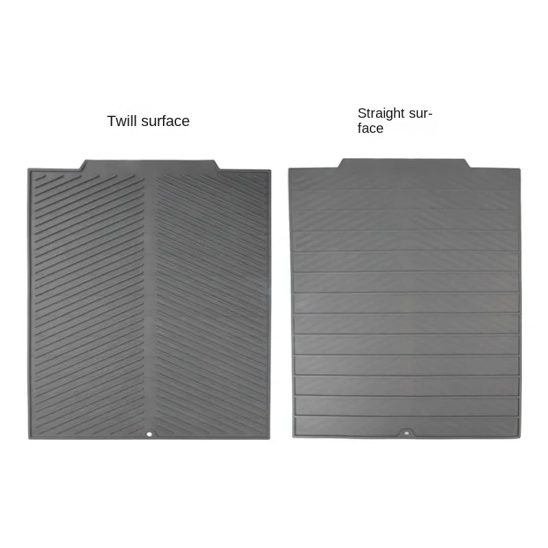 1PC Silicone Drain Pad Drying Mat Pots Dish Drain Mat For Kitchen Tableware Non-slip Mats Anti-scald Coaster Kitchen Utensils 