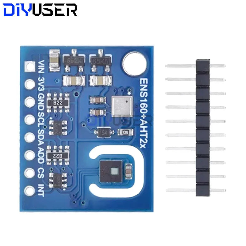 ENS160 Digital Multi-Gas Air Quality Sensor, I2C and SPI