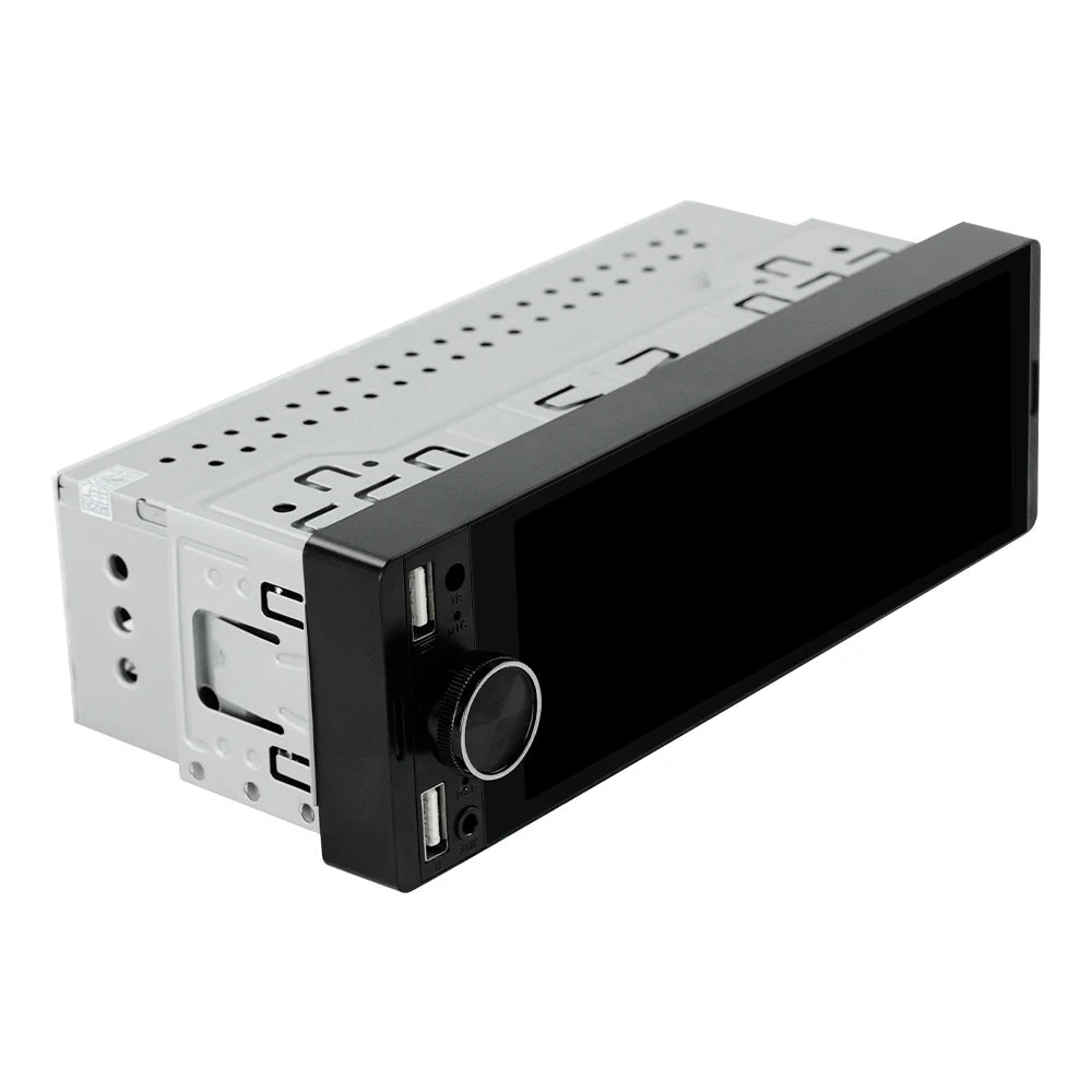 6,86" 1DIN autoradio met draadloze CarPlay, Android Auto en Bluetooth