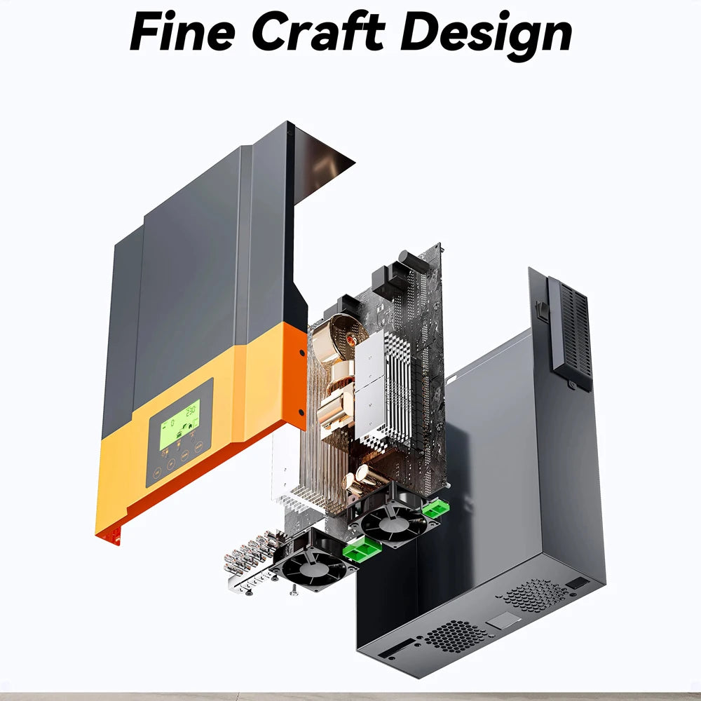 Inverter Solare Ibrido PowMr con Controller MPPT