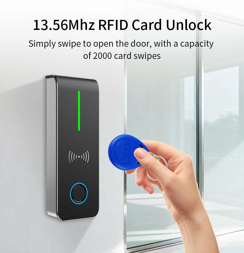 TTLock Bluetooth Access Control System IP67 Waterproof RFID Reader