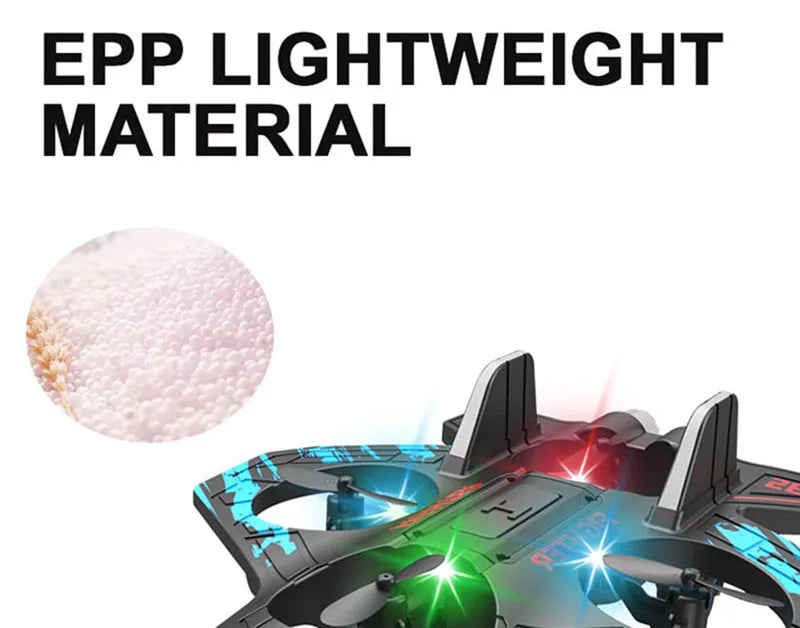 Glider Flying Helicopter RC Hobby Jet Plane 2.4G Stunt Remote Control Foam Fighter Airplane Toy With Light 