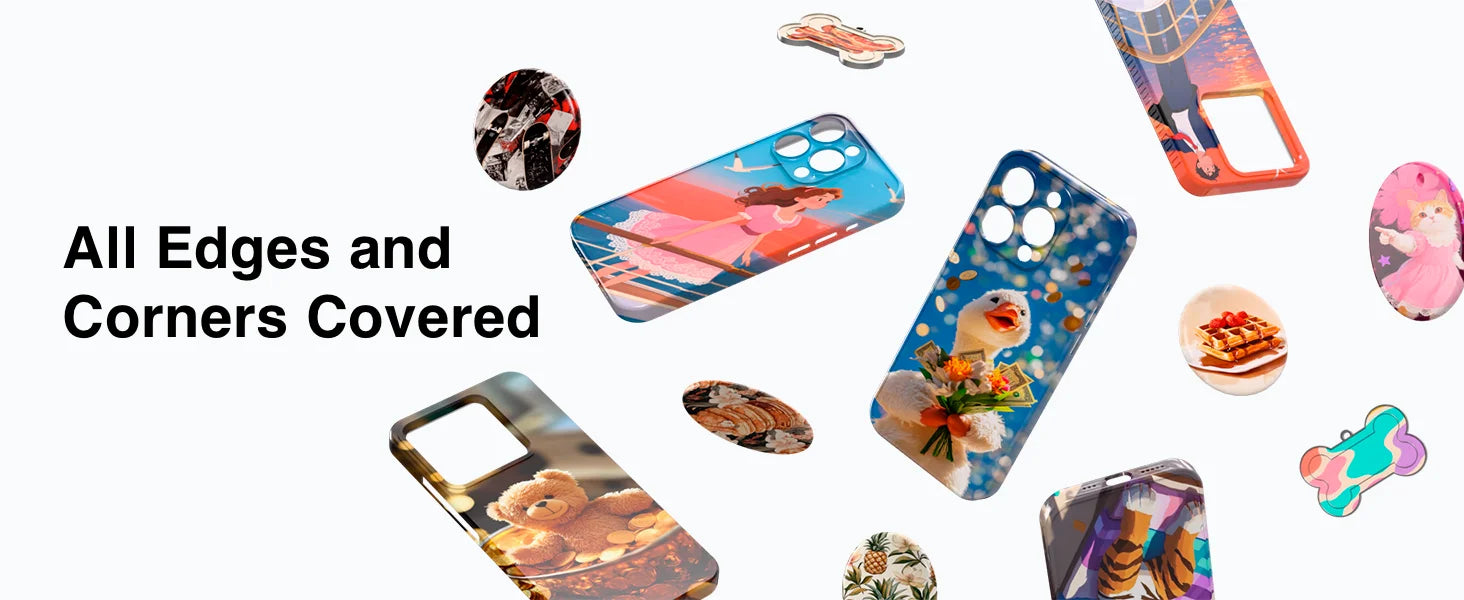 Phone Case Heat Press H17 – 3D Vacuum Transfer for iPhone & Android