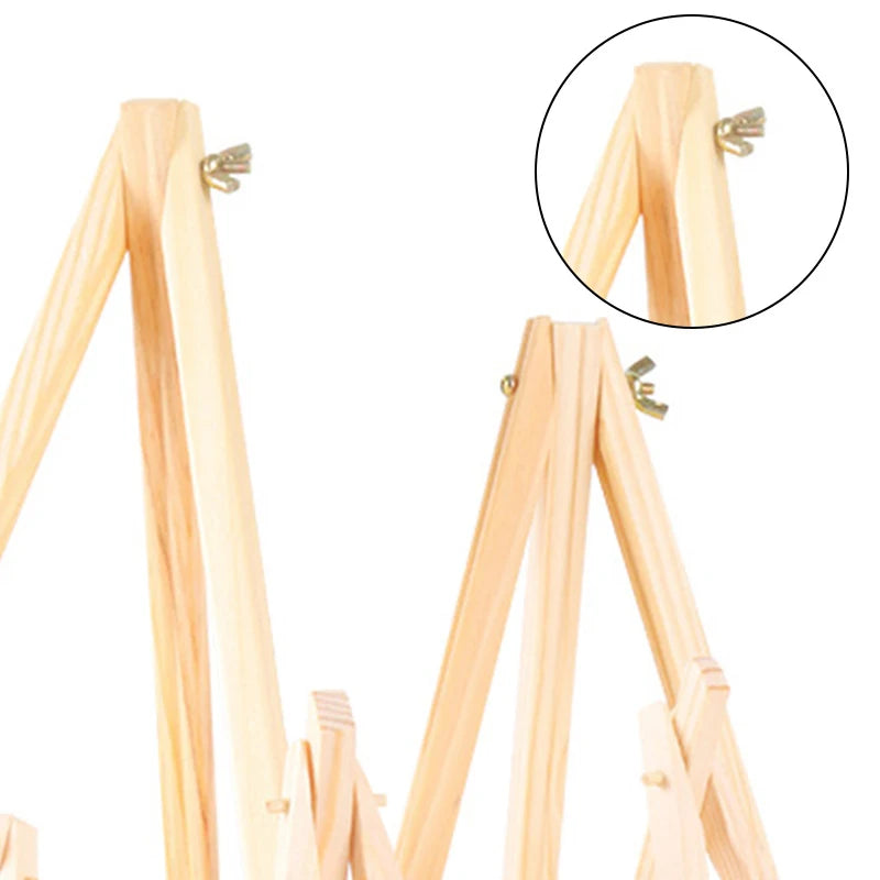 Natural Wood Mini Easel Display Stand