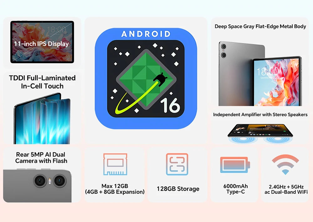 Custodia Teclast P30T con accessori tutto-in-uno per tablet