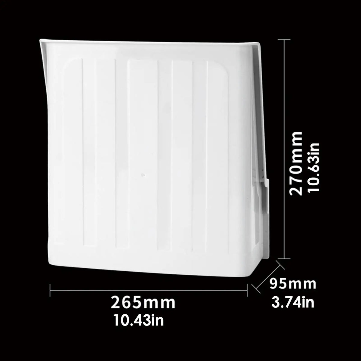 Wall-Mounted Rain Canopy for Security Cameras