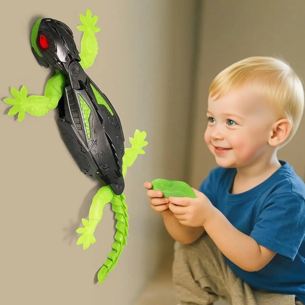 Remote Control Wall Climbing Lizard Robot Toy