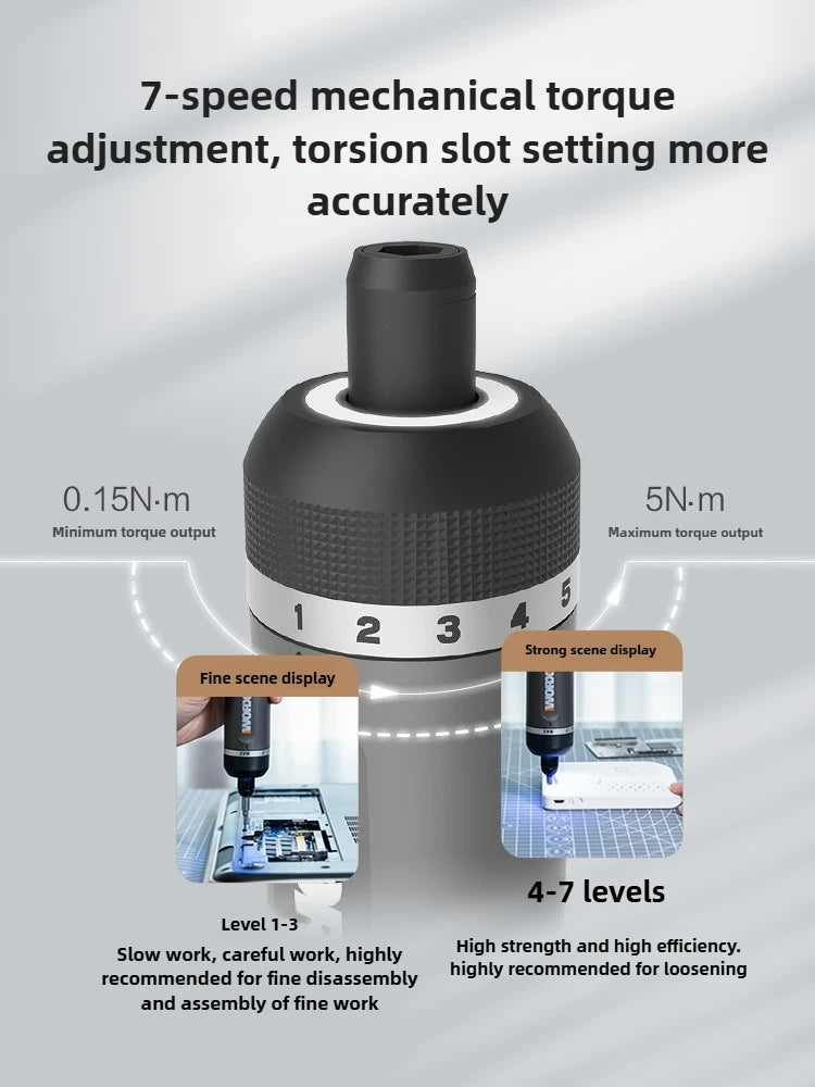 WORX 4V Electric Screwdrivers Set Automatic All-in-one Wireless Precision Screwdriver Household Hand Power Tools WX240 WX242 