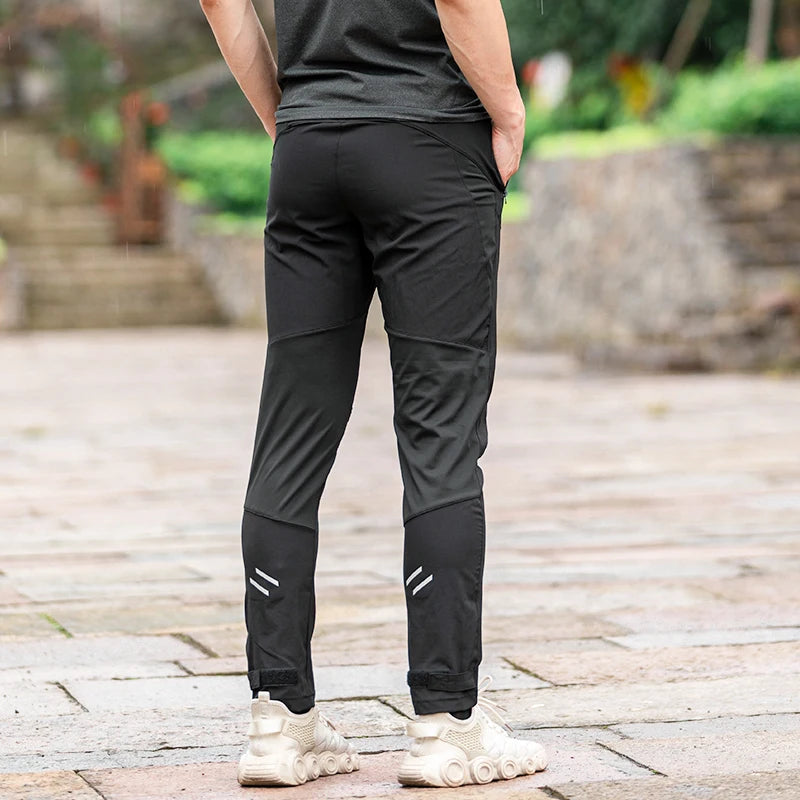 Men’s Cycling Pants with Elastic Waist and Stretch Fit