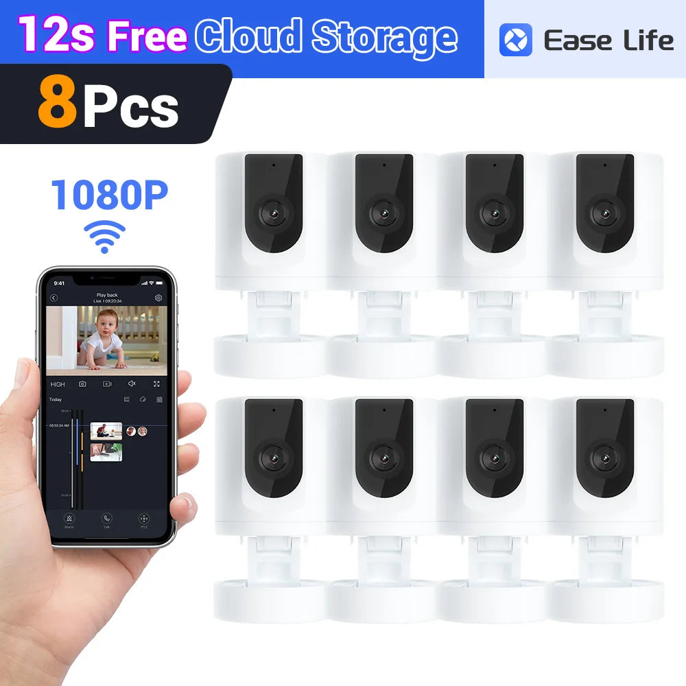 Pet Camera ,Security Camera Indoor,Pet Camera with Phone App, ,Security Camera Indoor，Foldable Baby Camera for Home Security 