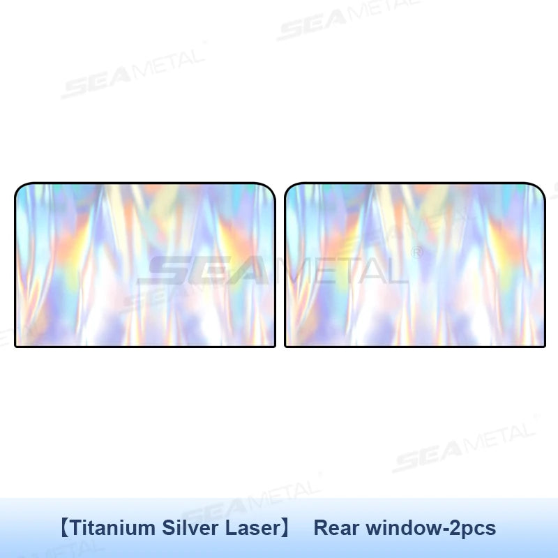 SEAMETAL 2Pcs Car Side Window Sun Shade Magnetic Car Sunshade Curtains Summer Sun Protection UV Blocking Auto Provacy Curtains