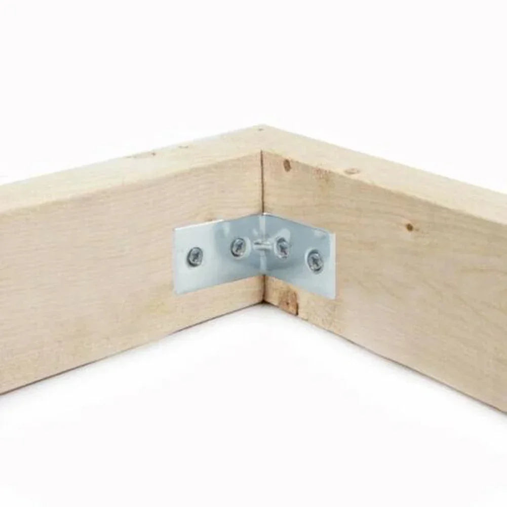 12-Piece L-Shaped Corner Brackets, 15 x 25 x 25 mm