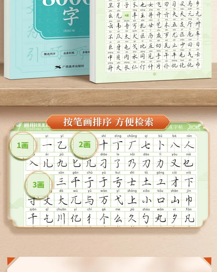 Cahiers d'exercices de calligraphie chinoise