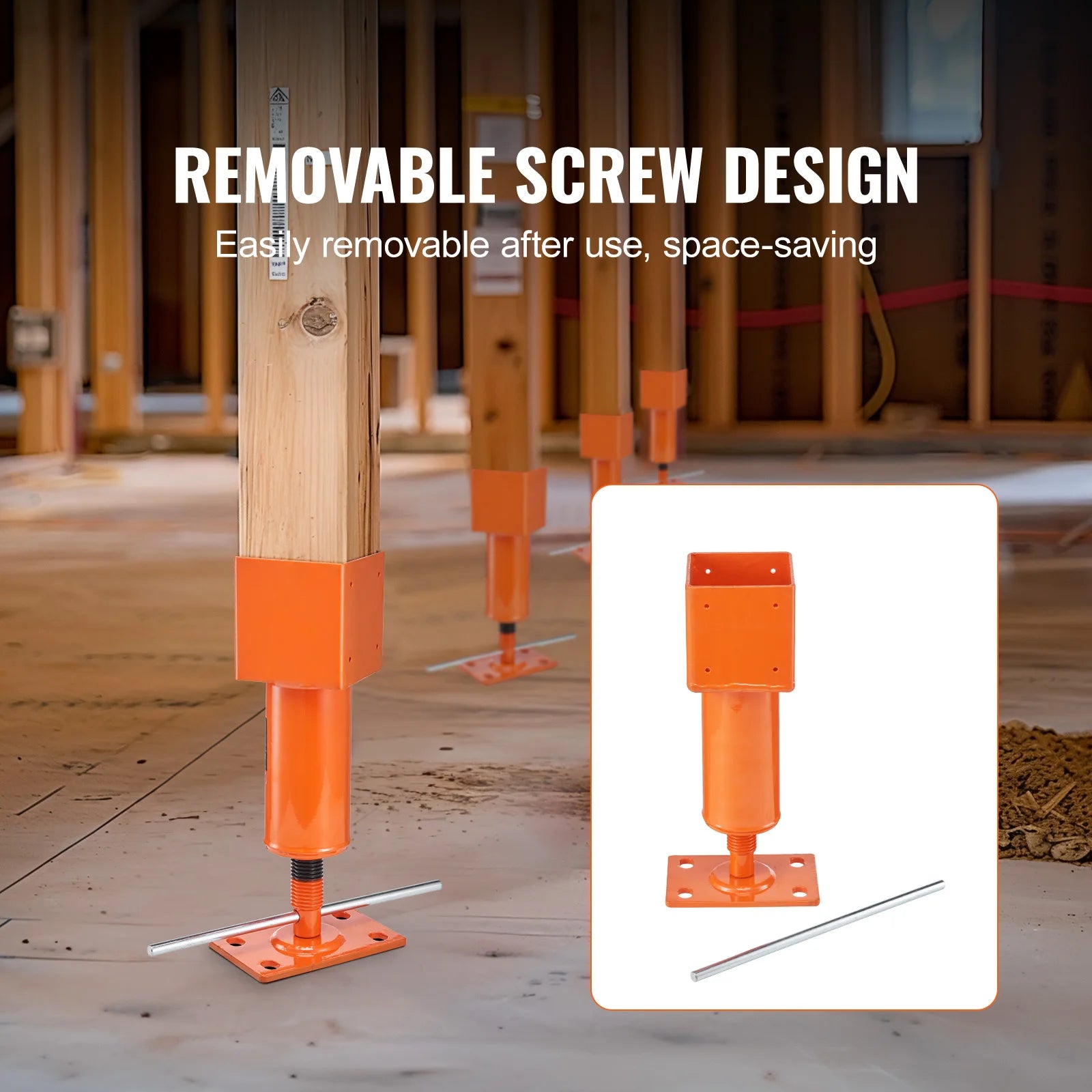 Adjustable Screw Jack Post 24700 lb House Floor Support Jack