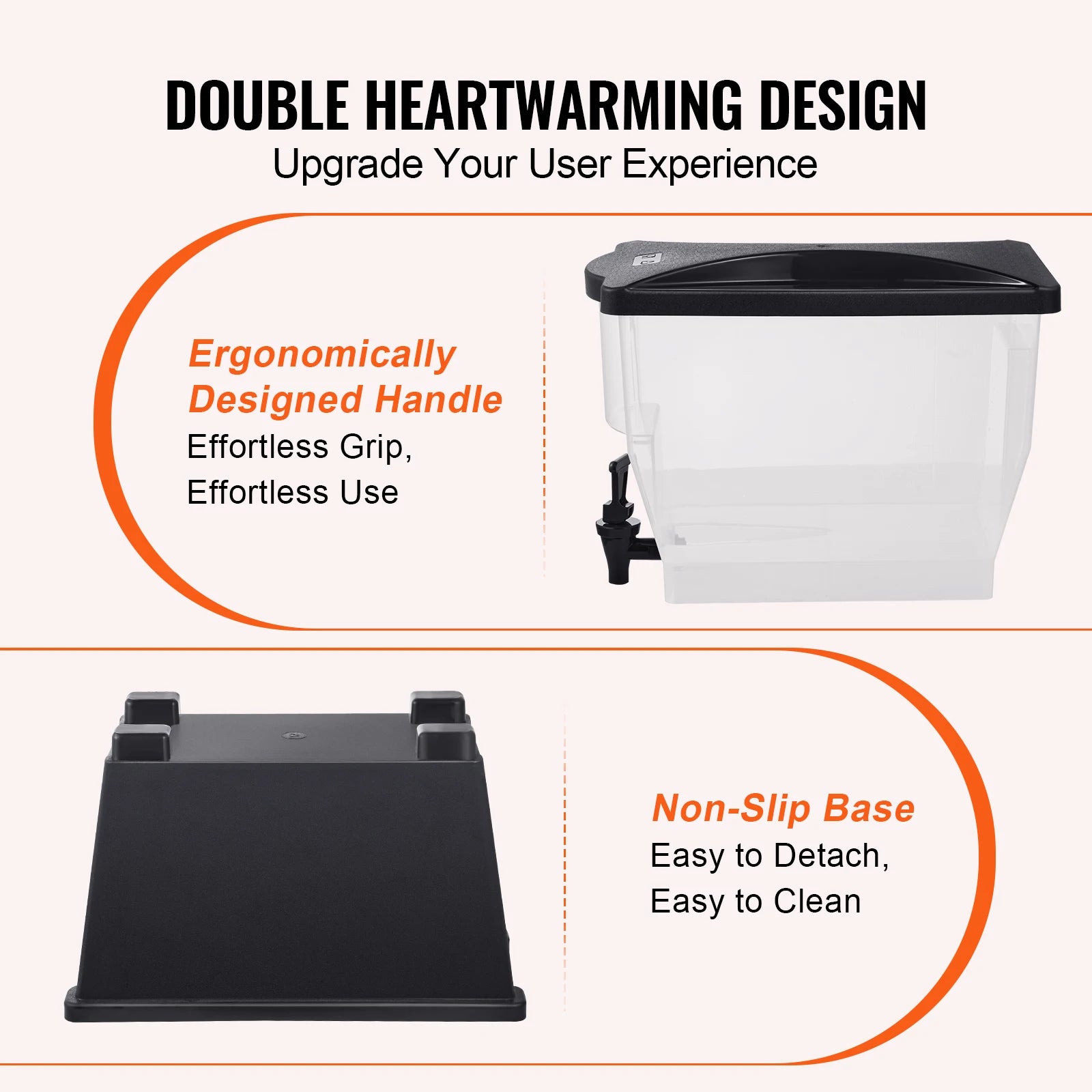 3 Gallon Beverage Dispenser with Stand, Spigot & Lid