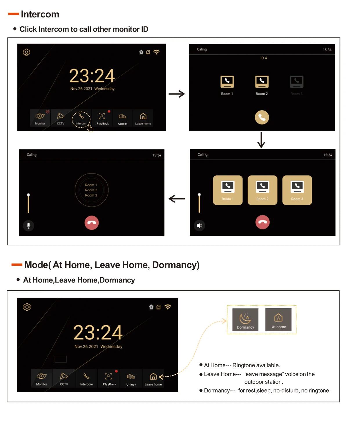 Wireless WiFi Video Intercom System 1080P Smart Video Doorbell for Home Touch Screen with 32G Card 2 Way Audio TUYA APP Unlock Spy-shop.com