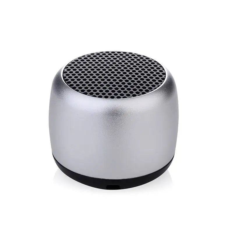 M1 Mini Bluetooth-compatible Small Speaker Portable Intelligent One Drag Two Small Steel Cannon Metal Wireless Sound Subwoofer 