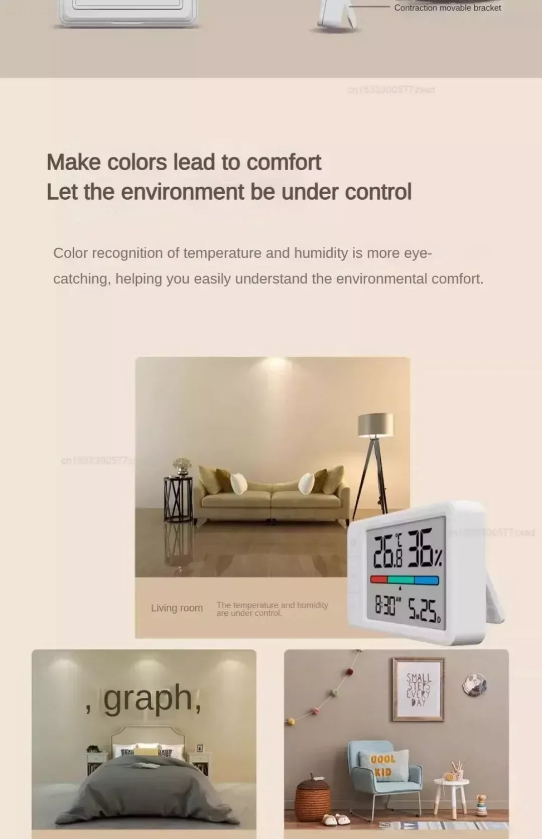 Xiaomi MiaoMiaoCe Intelligent Thermometer Hygrometer Meter Multi Function Clock Digital Display Weather Station Sensor for Home 