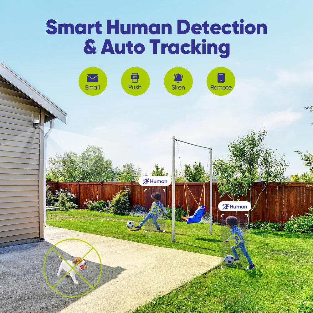 5MP 16-Channel Wireless PTZ Security Camera System with NVR