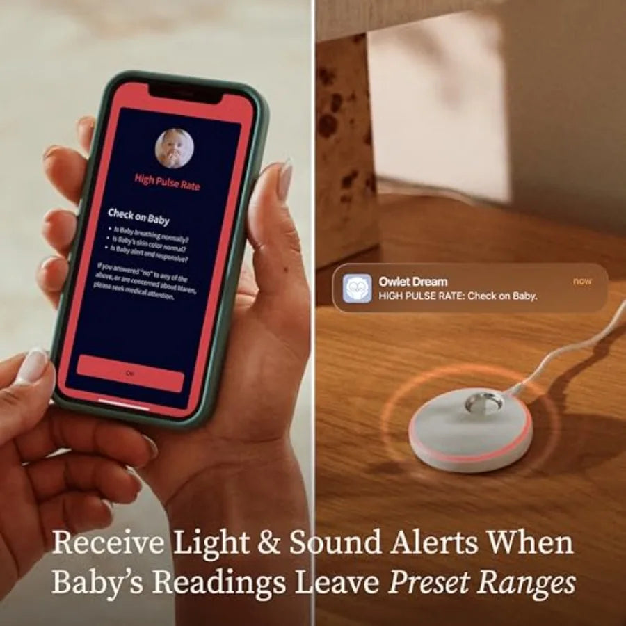 Dream Sock Smart Baby Monitor with SpO2 and Heart Rate Tracking