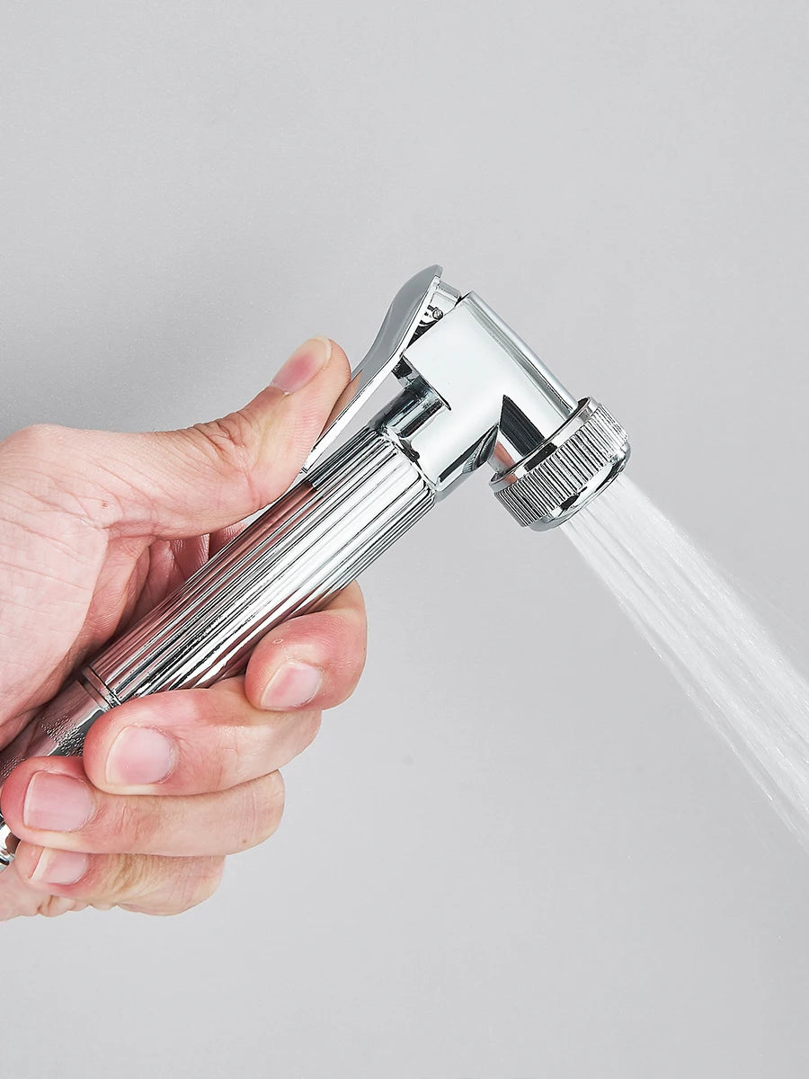 Black Digital Display Thermostatic Shower Faucet Set