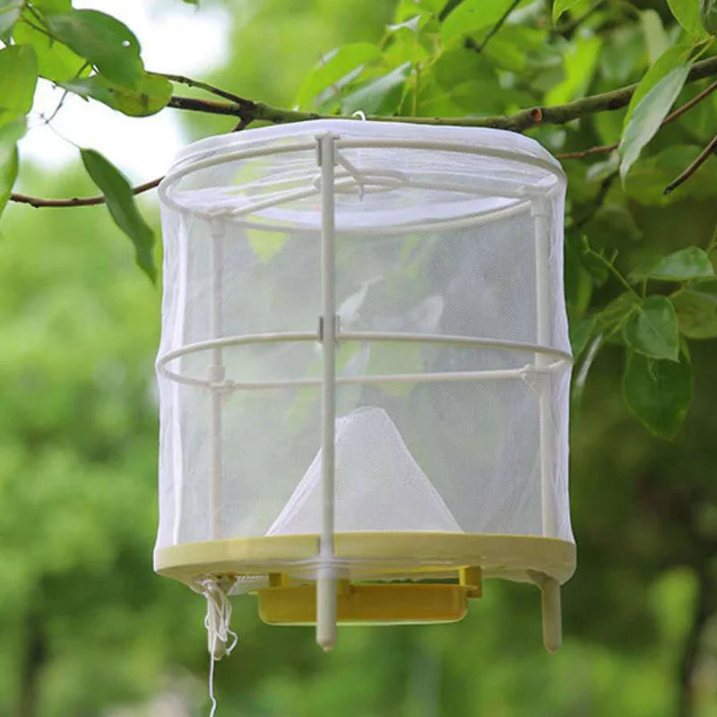 Orchard Fly Trap Portable Folding Insect Trap For Garden Orchard Vegetable Farm Reusable Fly Mesh Practical Gardening Tools