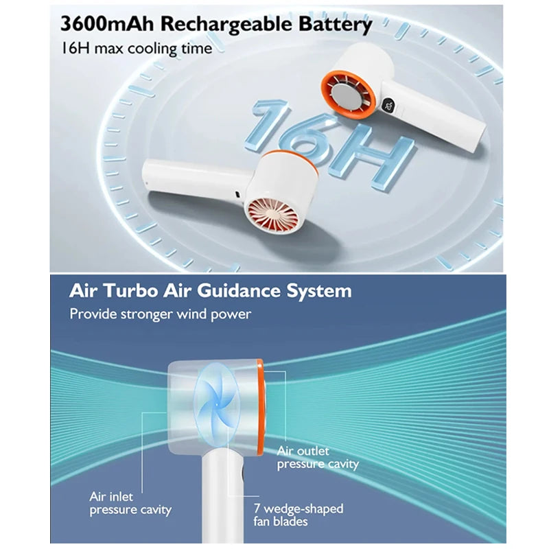 Rechargeable Personal Fan - Speed Options