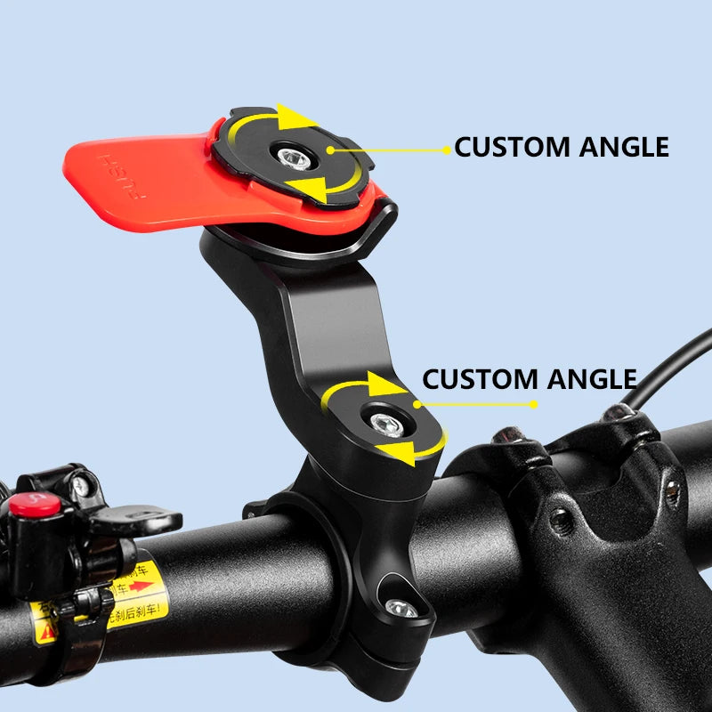 Suporte ajustável para telemóvel de bicicleta, com rotação de 360 graus