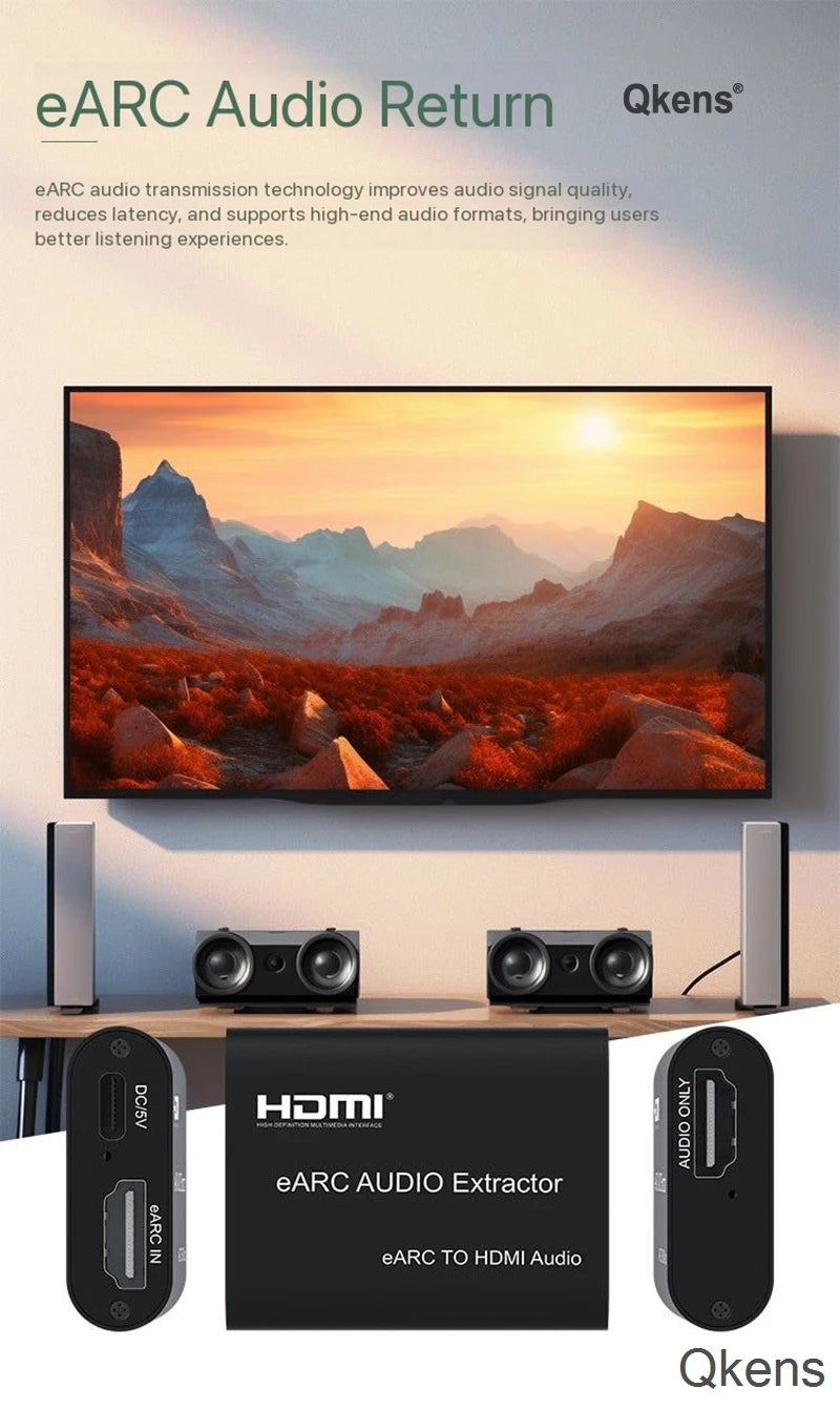 ARC ja eARC HDMI-ääniefektio