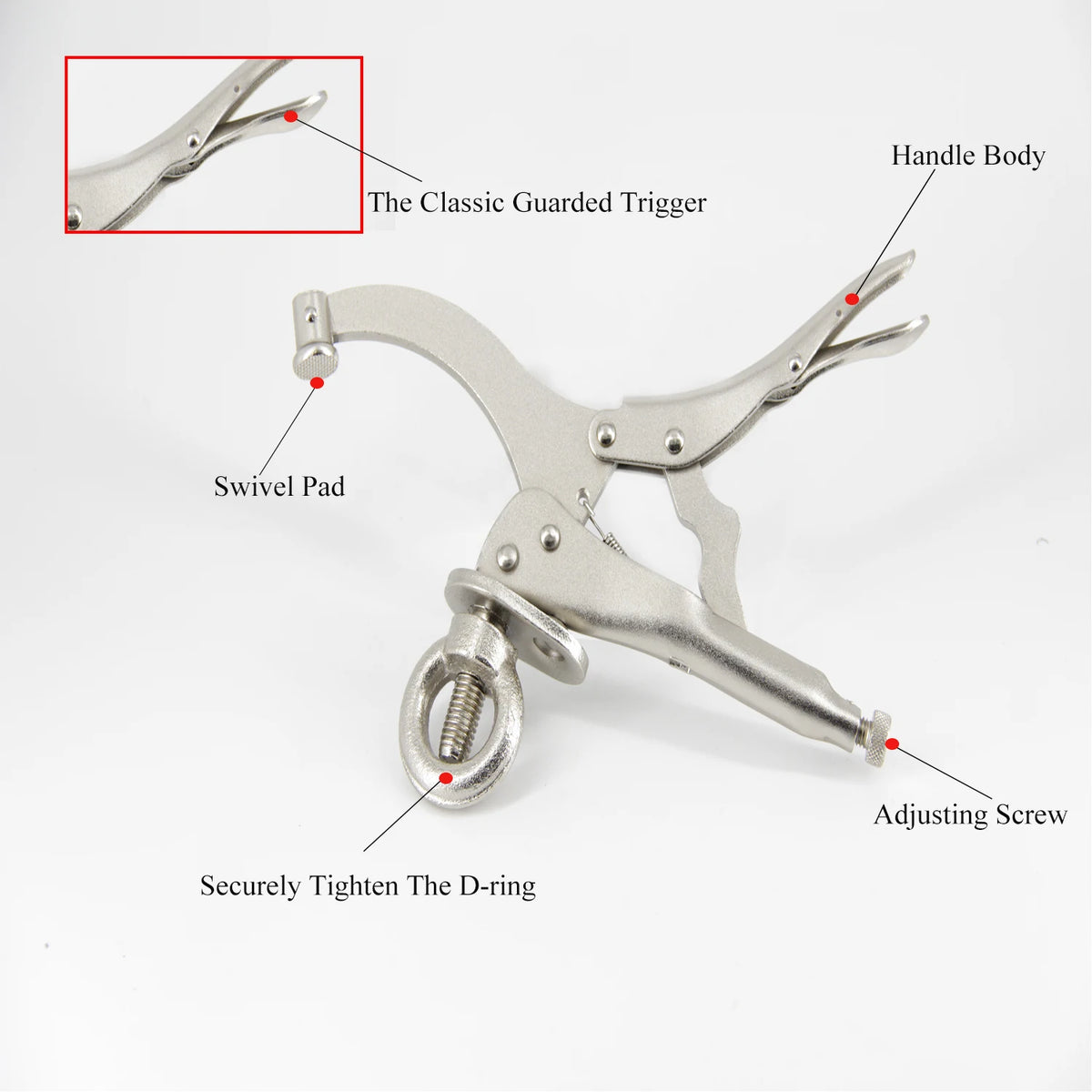 9-Inch Locking Drill Press Clamp