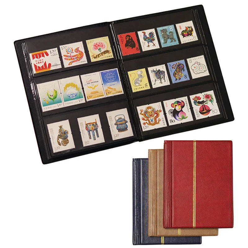 Stamp Collection Album with Protective Pages