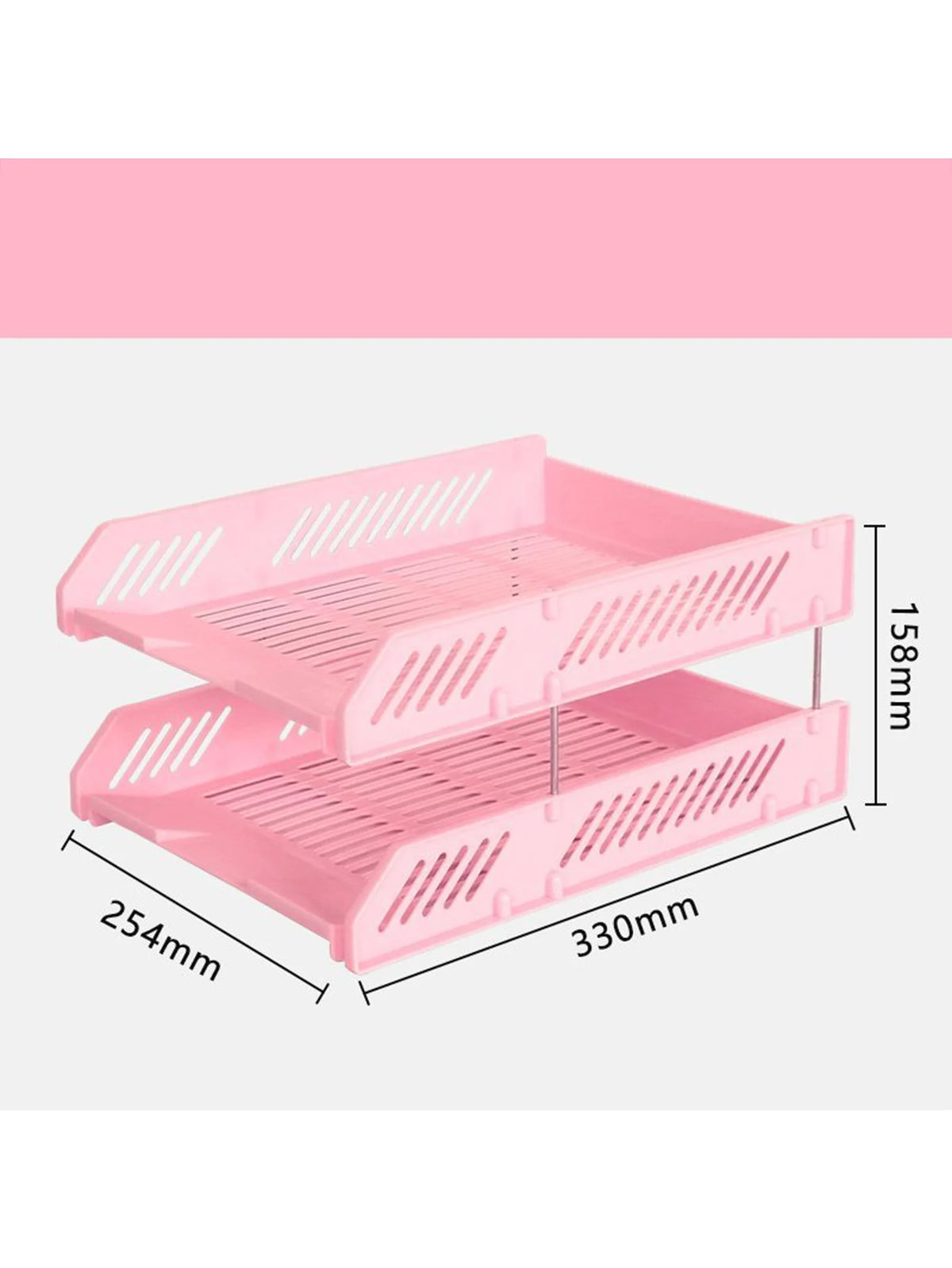 Two-Level A4 Document Tray, Colour Options