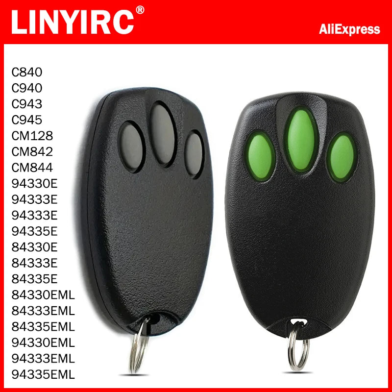 94335E 94335EML 94330E 1A5639-7 Gate Remote Control MERLIN C945 C943 C940 C840 CM842 CM844 CM128 Garage Door Opener 433.92MHz