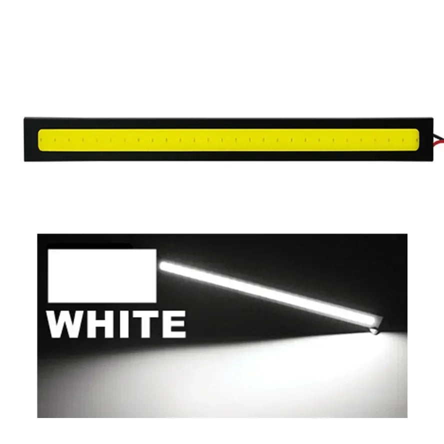 17 cm COB LED-lyslister til køretøjer, 6 eller 10 stk.