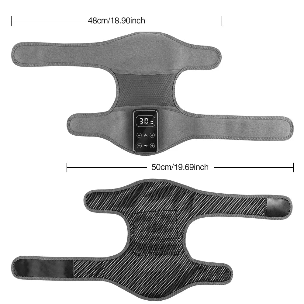 Multifunction Knee Protection Massager 3 Levels Vibrations Massage 5 Levels Hot Compress Leg Joint Muscle Relax Heating Knee Pad 