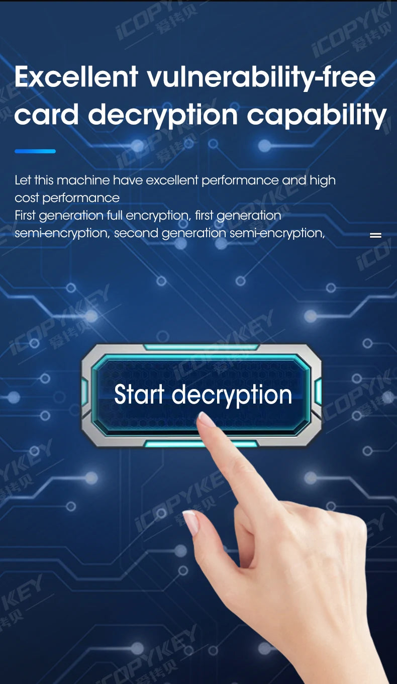 NFC Smart Card Reader Writer RFID Copier 125KHz 13.56MHz USB Fob Programmer Copy Encrypted Key With Voice Broadcast X100 