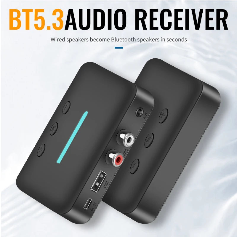 T88 Bluetooth Audio Receiver with AUX and RCA