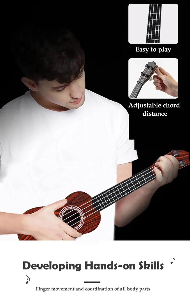 Children's Plastic Ukulele-Style Guitar Toy