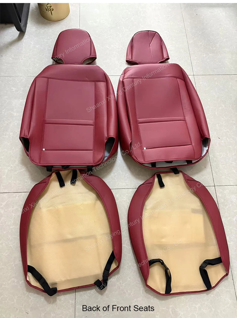 Універсальні чохли на автокрісла – комплект повного покриття з нубукової шкіри Nappa